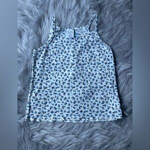 Art Class Blue and White Floral Sleep top